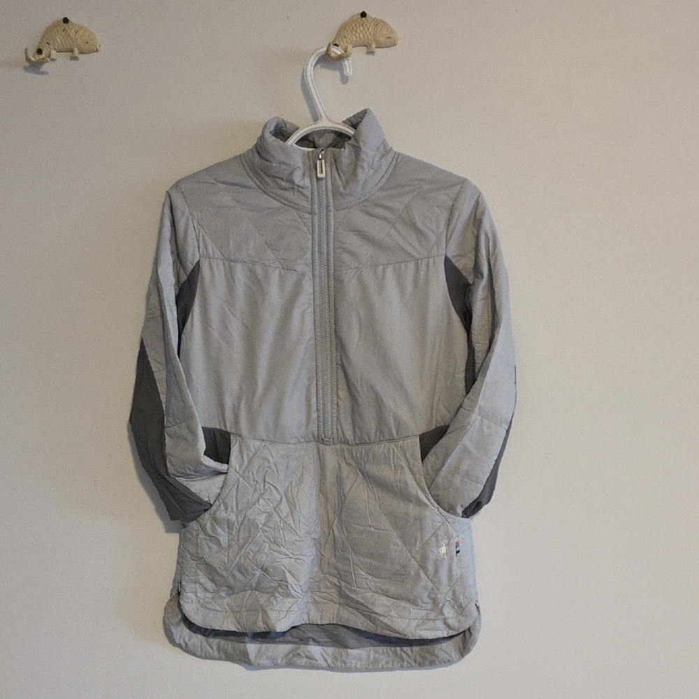 SMARTWOOL WOMENS GREY HALF-ZIP